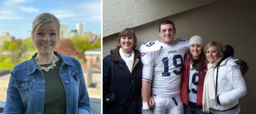 Kelsey (left), Billy and Family (right)