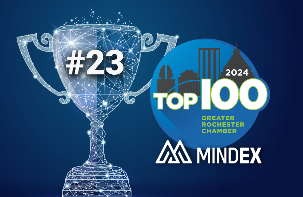 Mindex Recognized as #23 in 2024 Rochester Chamber of Commerce Top 100